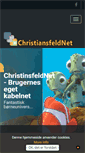 Mobile Screenshot of christiansfeldnet.dk